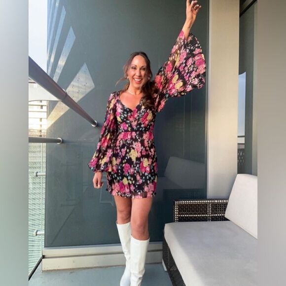 TALULAH Midnight Fiesta Mini Dress - Print - Picture 1 of 9